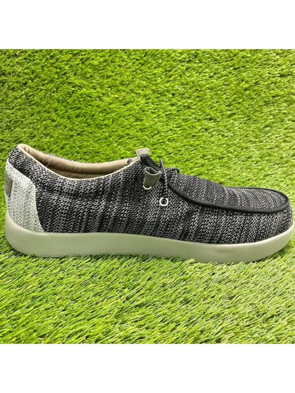Volcom Chill Mens Size 13E Black Gray Composite Toe Slip On Safety Work Shoes